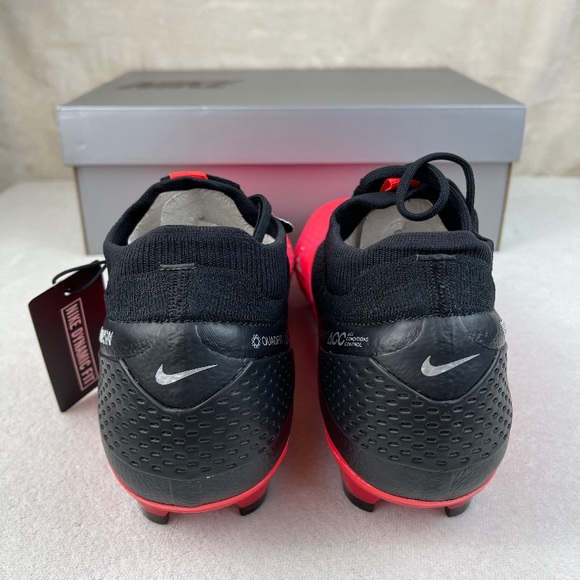 Nike Phantom Vision 2 Elite DF FG Crimson Soccer - Picture 4 of 13